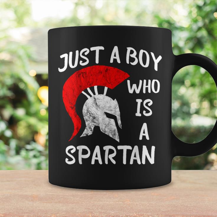 Just A Boy Who Is A Spartan Sparta Soldier Gladiator Coffee Mug Gifts ideas