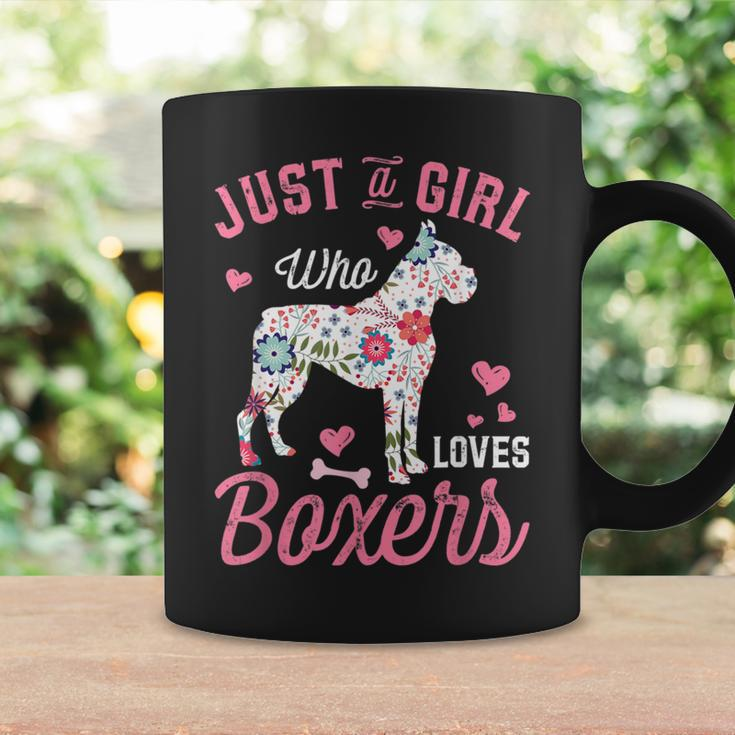 Just A Girl Who Loves Boxer For Dog Lover Coffee Mug Gifts ideas
