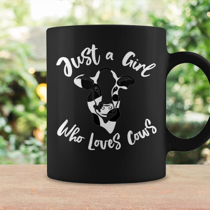 Just A Girl Who Loves Cows Dairy Farmer Mom Coffee Mug Gifts ideas