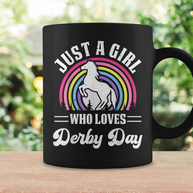 Just A Girl Who Loves Derby Day Derby Day 2024 Girl Coffee Mug Gifts ideas