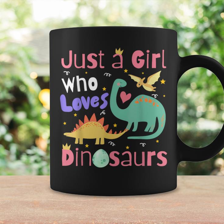 Just A Girl Who Loves Dinosaurs Kid N Toddlers Dino Coffee Mug Gifts ideas