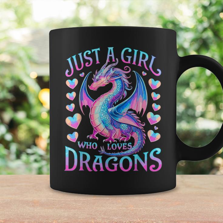 Just A Girl Who Loves Dragons Cute Dragon Coffee Mug Gifts ideas