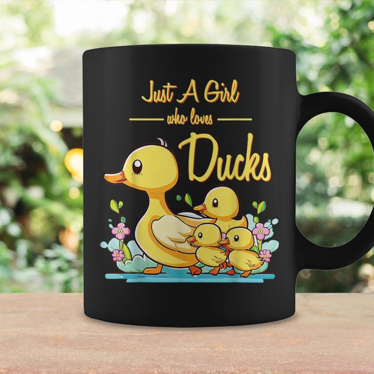 Just A Girl Who Loves Ducks Duck Family Coffee Mug Gifts ideas