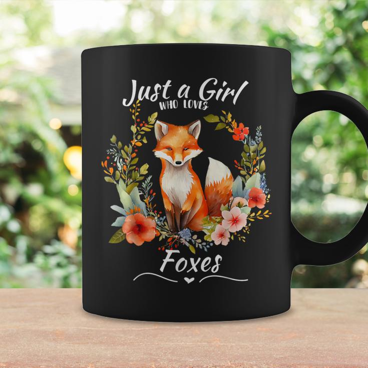 Just A Girl Who Loves Foxes For Girls Who Love Animals Coffee Mug Gifts ideas