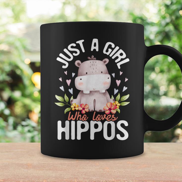 Just A Girl Who Loves Hippos Hippopotamus Hippo Lover Coffee Mug Gifts ideas