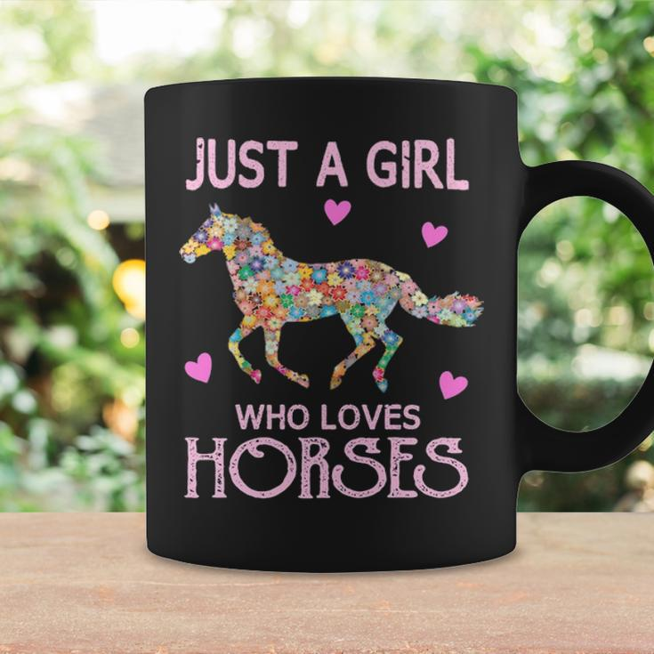 Just A Girl Who Loves Horses Horse Riding Girls Women Coffee Mug Gifts ideas