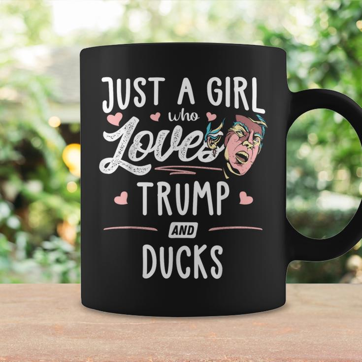 Just A Girl Who Loves Trump And Ducks Women Coffee Mug Gifts ideas