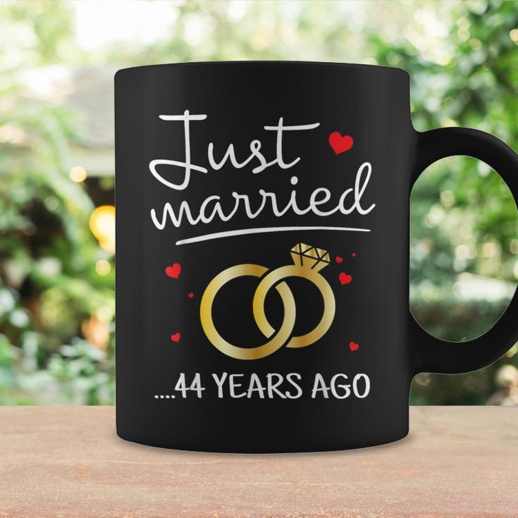 Just Married 44 Years Ago Couple 44Th Anniversary Coffee Mug Gifts ideas