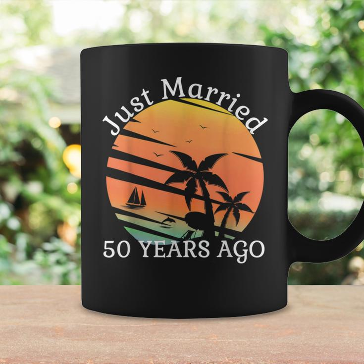 Just Married 50 Years Old 50Th Wedding Anniversary Cruise Coffee Mug Gifts ideas