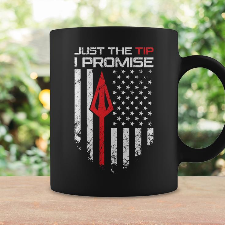 Just The Tip I Promise Archery Bow Hunter Coffee Mug Gifts ideas