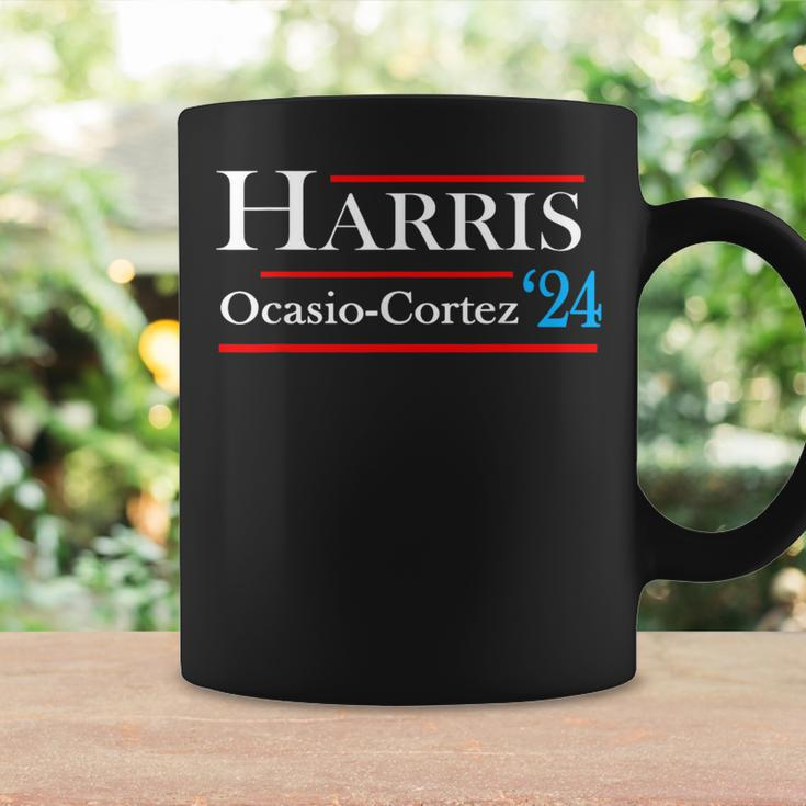 Kamala Harris Alexandria Ocasio-Cortez 2024 President Vote Coffee Mug Gifts ideas