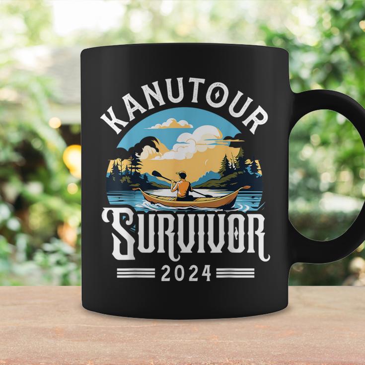 Kanufahrer Kanu Kanutour Survivor 2024 Tassen Geschenkideen