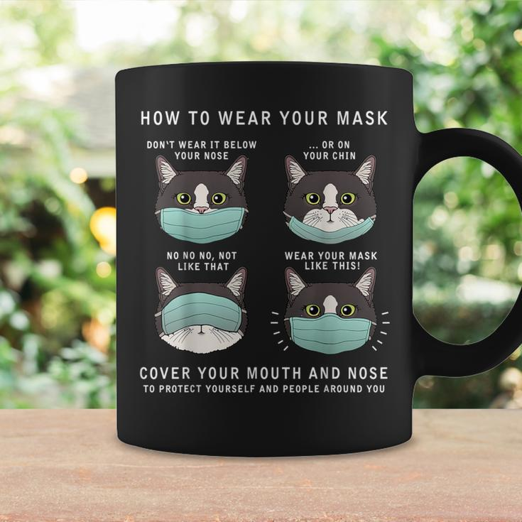 Kawaii Cat Mask Cute Cats Mouth Cover Mask Quarantine Coffee Mug Gifts ideas