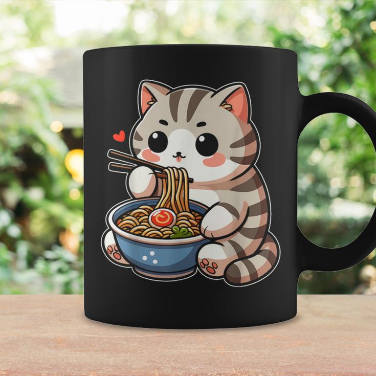 Kawaii Graphic Japanese Anime Manga Cat Ramen Aesthetic Coffee Mug Gifts ideas