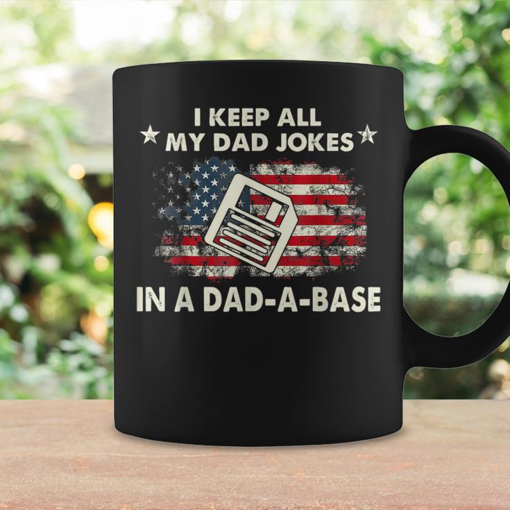 I Keep All My Dad Jokes In A Dad-A-Base Father Day Coffee Mug Gifts ideas