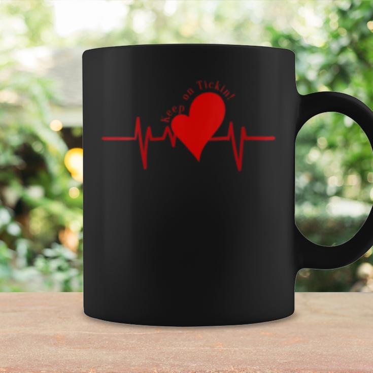 Keep On Tickin Ekg Heartbeat Cow Valve Heart Patient Coffee Mug Gifts ideas