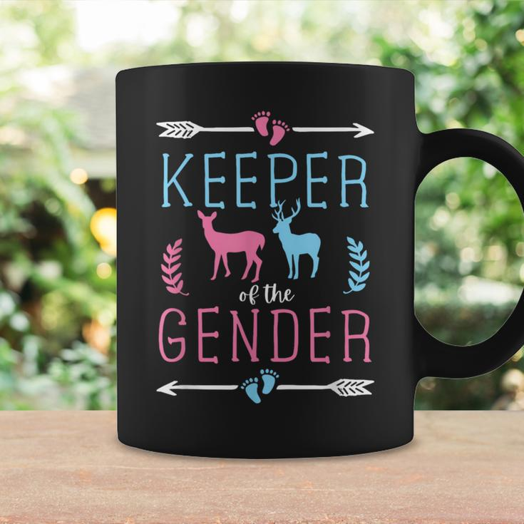Keeper Of The Gender Buck Or Doe In Blue And Pink Party Coffee Mug Gifts ideas