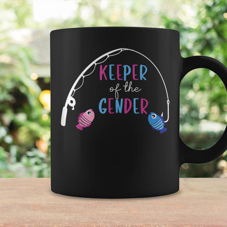 Keeper Of The Gender Fish Gender Reveal Baby Shower Coffee Mug Gifts ideas