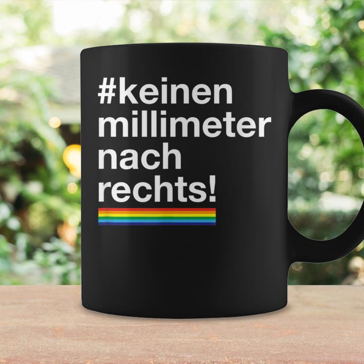 Keinen Millimeter Nach Rechts Lgbt Democratie Love Tassen Geschenkideen