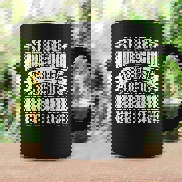 Kid So Long Middle School High School Here I Come Graduation Coffee Mug Gifts ideas