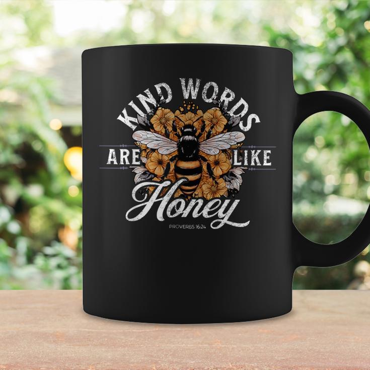 Kind Words Are Like Honey Bible Verse Christian Prayer Coffee Mug Gifts ideas
