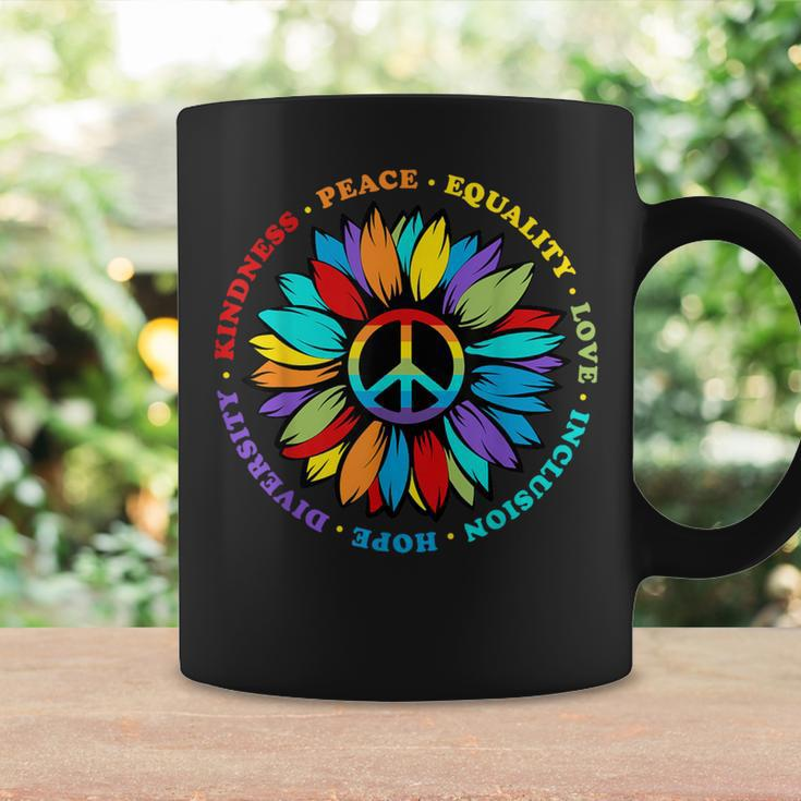 Kindness Peace Equality Love Hope Rainbow Human Rights Coffee Mug Gifts ideas