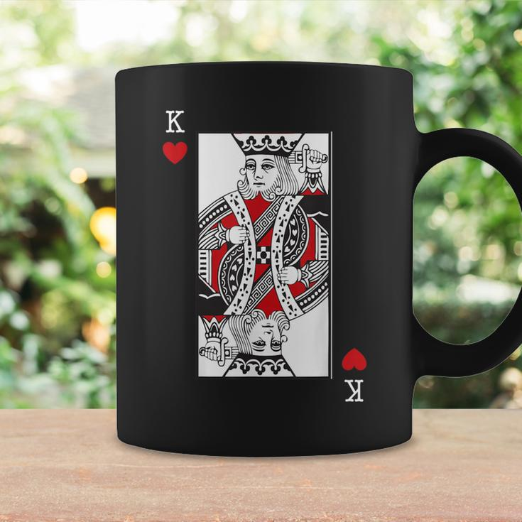 King Of Hearts Valentines Day Cool Playing Card Poker Casino Coffee Mug Gifts ideas