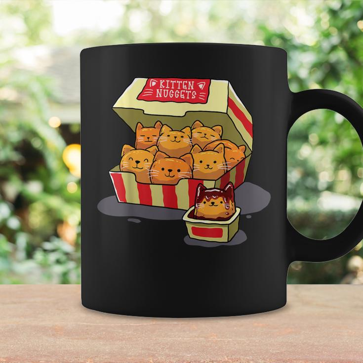 Kitten Nuggets Food Pun Cat Lover Chicken Nuggets Coffee Mug Gifts ideas