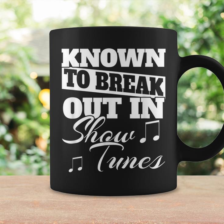 Known To Break Out In Show Tunes Stage Actor's Coffee Mug Gifts ideas