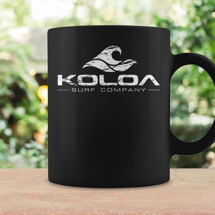 Koloa Surf Vintage Wave Logo Graphic Surf Coffee Mug Gifts ideas
