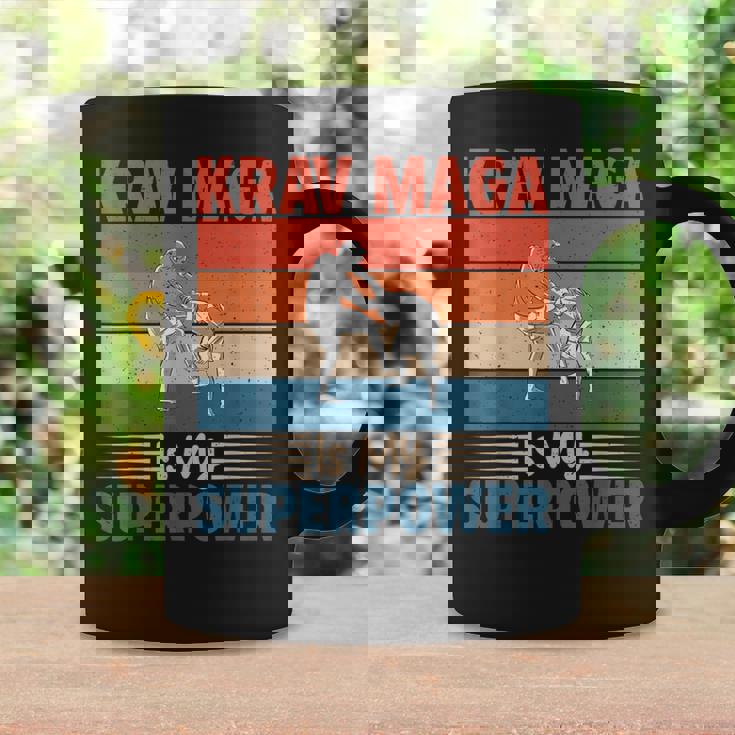 Krav Maga Es Mi Superpoder Krav Maga Taza de café Ideas de regalos