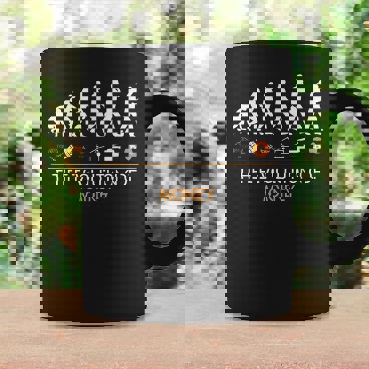 La Evolución Del Dinero Bitcoins Taza de café Ideas de regalos