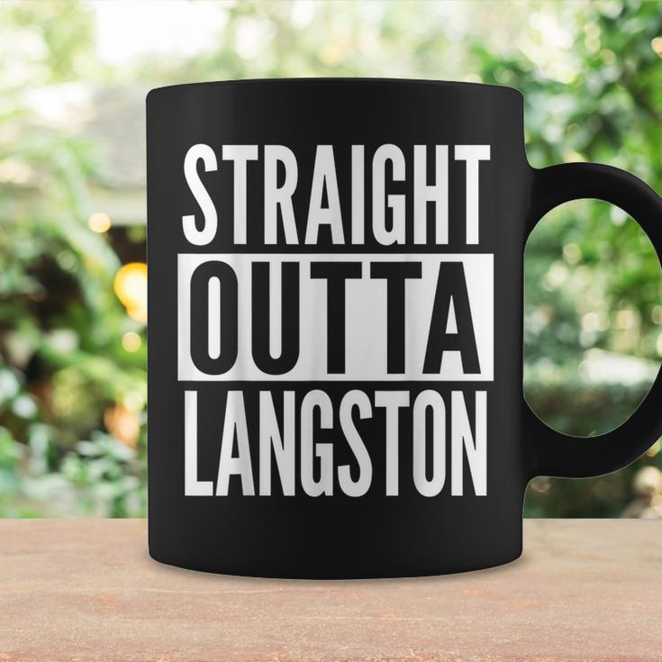Langston Straight Outta College University Alumni Coffee Mug Gifts ideas