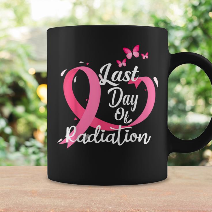 Last Day Of Radiation Treatment Breast Cancer Awareness Coffee Mug Gifts ideas