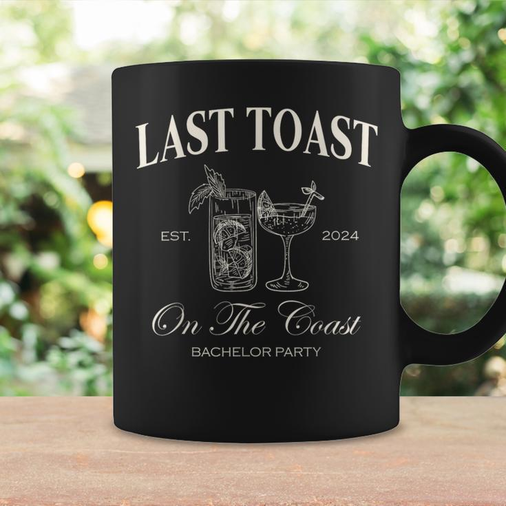 Last Toast On The Coast Bachelor Beach Bridal Party Coffee Mug Gifts ideas