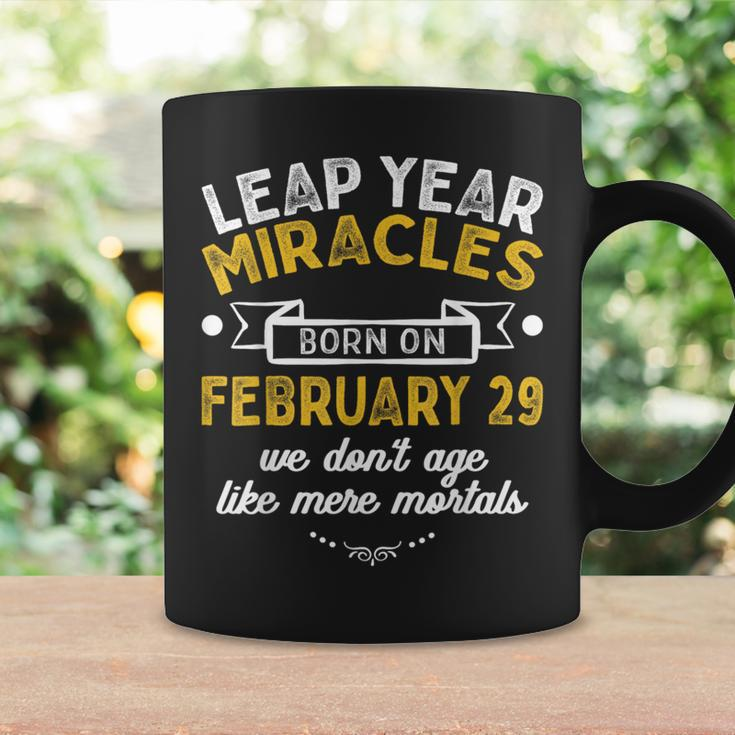 Leap Year Miracles Birthday February 29Th Leap Day 02 29 Coffee Mug Gifts ideas