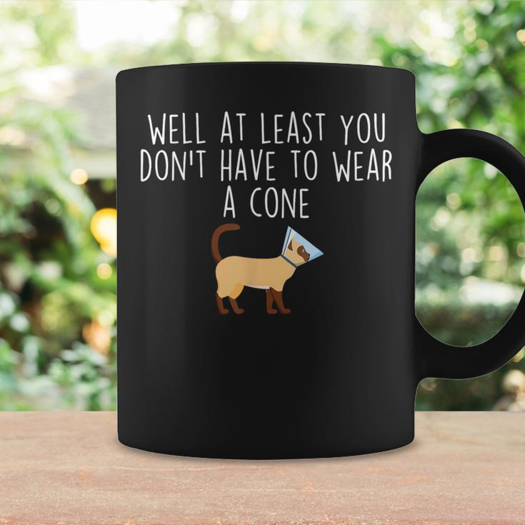 At Least You Don't Have To Wear A Cone Cat Cancer Recovery Coffee Mug Gifts ideas