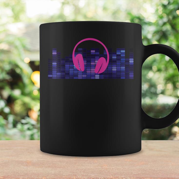 Led Flashing Audio Control Night Club Pink Headphones Coffee Mug Gifts ideas