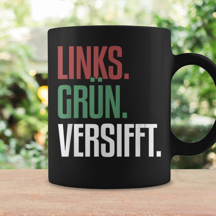 Left Green Versifft Ironic Anti-Rassism Tassen Geschenkideen