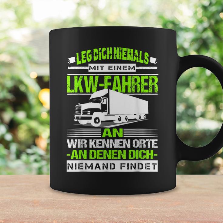 Leg Dich Niemal Mit A Lorry Driver An Fernfahrer Trucker Tassen Geschenkideen