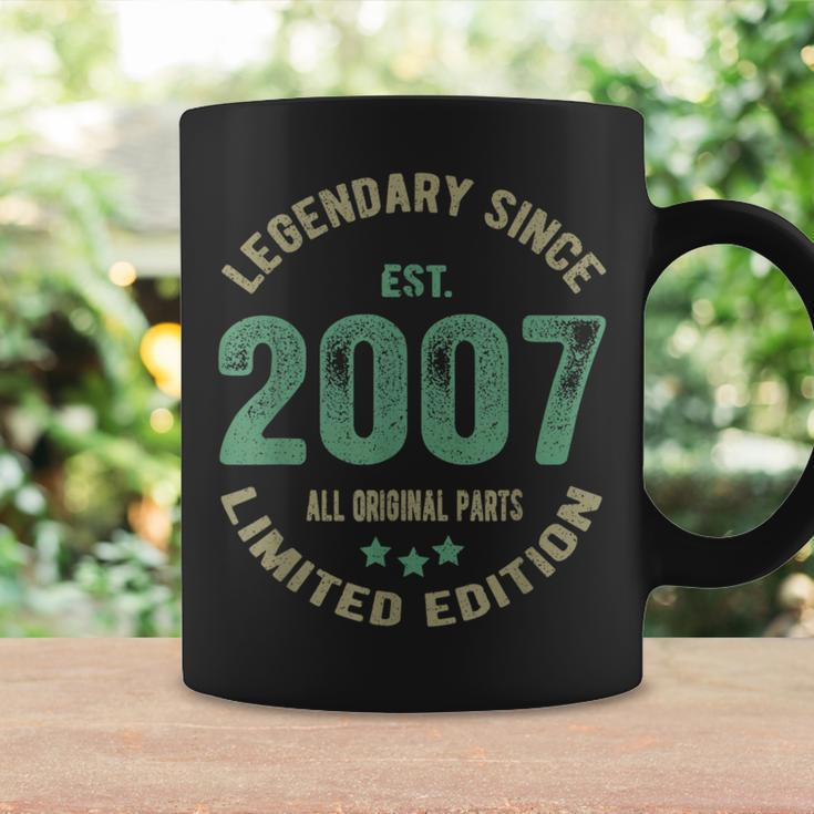 Legend Since 2007 17Th Birthday Retro 17 Years Old Boy Coffee Mug Gifts ideas