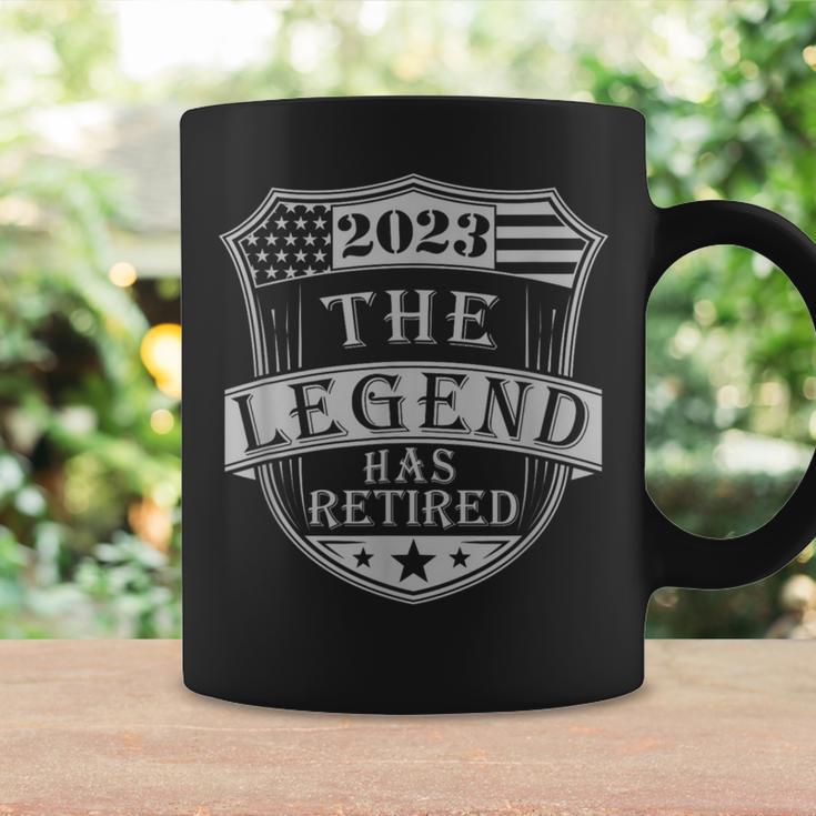 The Legend Has Retired 2023 Retirement Vintage Retro Coffee Mug Gifts ideas