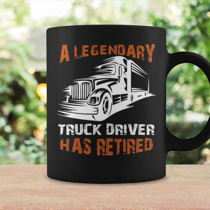 A Legendary Truck Driver Has Retired Perfect Trucker Coffee Mug Gifts ideas