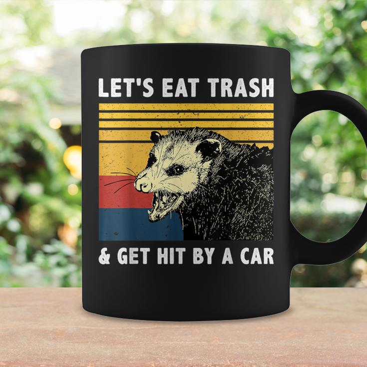 Let's Eat Trash And Get Hit By A Car Opossum Coffee Mug Gifts ideas