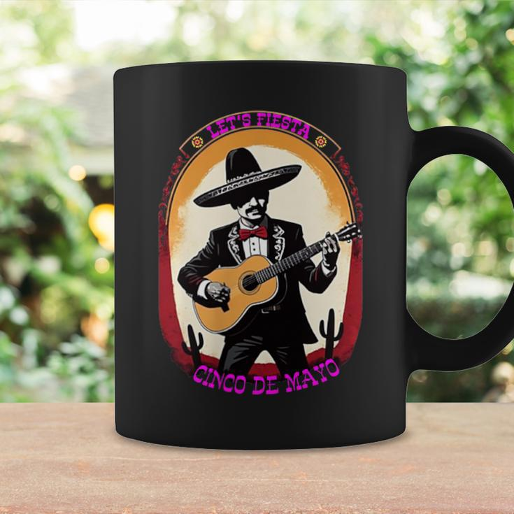 Let's Fiesta Cinco De Mayo Mexican Party Guitar Music Lover Coffee Mug Gifts ideas