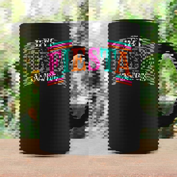 Let's Fiesta San Antonio Retro Cinco De Mayo Fiesta Sucia Coffee Mug Gifts ideas