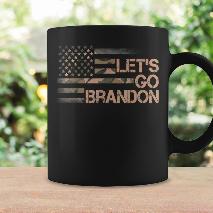 Let's Go Brandon Lets Go Brandon Camouflage American Flag Coffee Mug Gifts ideas