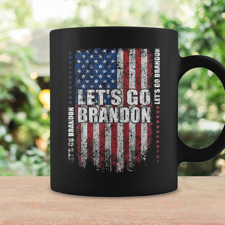 Let's Go Brandon Conservative Anti Liberal Us Grunge Flag Coffee Mug Gifts ideas