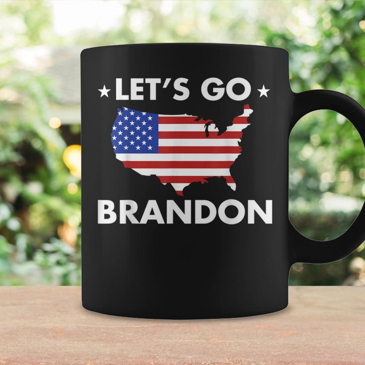 Let's Go Brandon Conservative Us Map Flag Idea Coffee Mug Gifts ideas