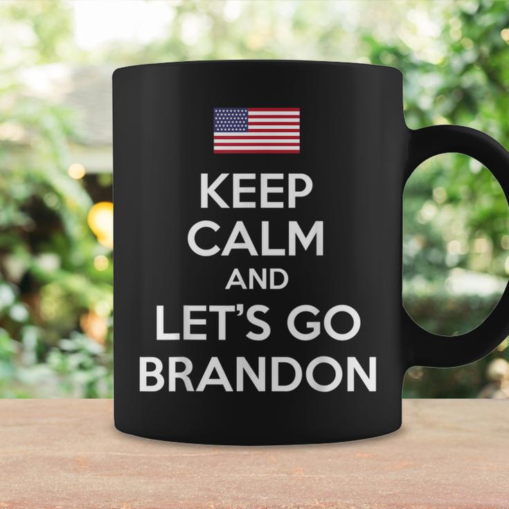Let's Go Brandon Keep Calm Conservative Us Flag Coffee Mug Gifts ideas
